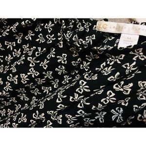 Lauren Conrad Bow Print Shirt Size Med